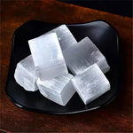 Selenite square stones