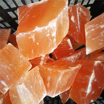 Raw orange selenite