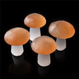 Orange selenite mushroom