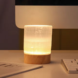 Led selenite lamp