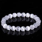 Gemstone selenite bracelet