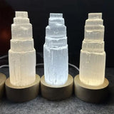 12cm selenite light tower