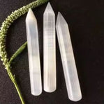 Pointed selenite wand