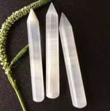 Pointed selenite wand