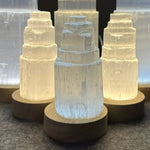 12cm selenite light tower