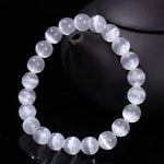 Gemstone selenite bracelet