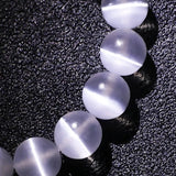 Cat's eye selenite bracelet
