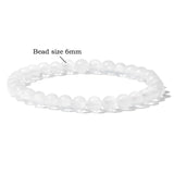 Selenite moonstone bracelet