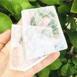 Raw translucent selenite