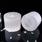 Polished Selenite Candle Holders