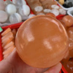 Large Orange selenite