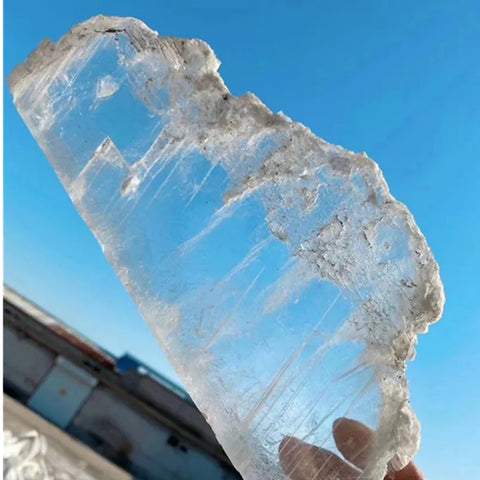 Raw transparent selenite