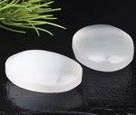 Selenite worry palm stone