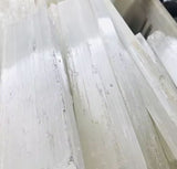 Raw selenite Wand