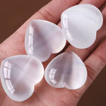 Selenite heart stone