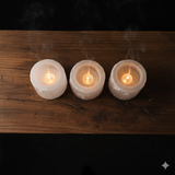 Selenite tea light