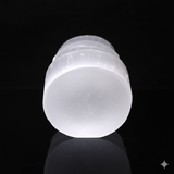 Pack of 2 raw selenite candle holder
