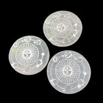 Selenite zodiac plate