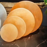 Orange selenite plate