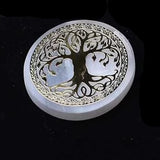 Tree of life selenite coaster