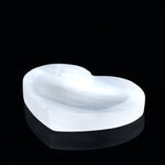 Heart crystal selenite plate