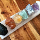 Large selenite slab for charging crystals