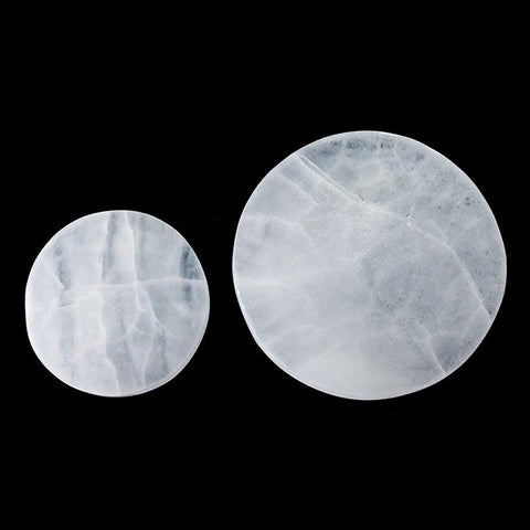 Small circle selenite plate