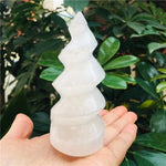 Spiral selenite tower